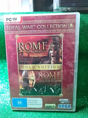 Rome Total War Gold Edition 🕹 PC GAME 🕹 FREE POST  • $17.95