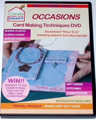 Create And Craft Occasions Create And Craft Occasions Card Making Tachniques DVD • £2.79