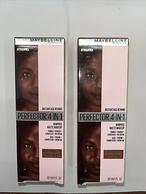 Maybelline Instant Age Rewind Perfector 4-In-1 Matte Makeup #04 Medium/Deep 2pk • $10.99