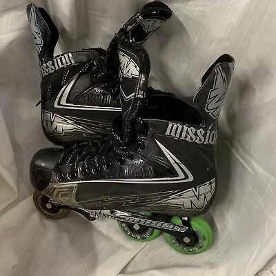 Mission Axiom A3 Roller Hockey Blades Inline Skates Men's Size 10E • $80