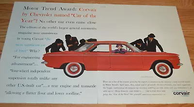 ★1960 Chevy Corvair Original Large Vintage Advertisement Ad 65 700 • $14.99