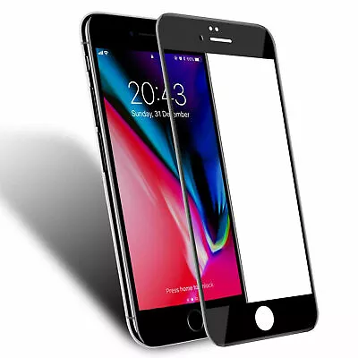 For Apple IPhone SE 2022 - 2020 6 7 8  9D Tempered Glass Full Screen Protector  • £1.65