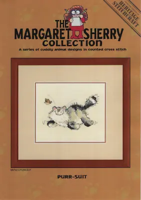 Heritage Stitchcraft Cross Stitch Chart The Margaret Sherry Purr-Suit • $7.99