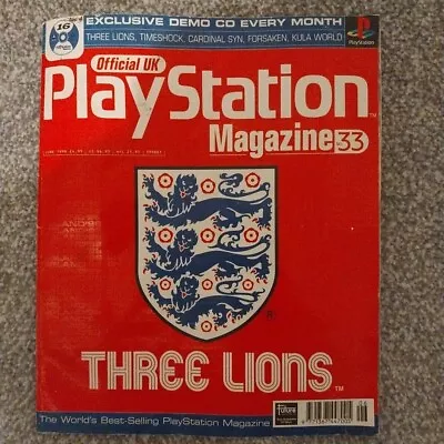 Official UK Playstation Magazine June 1998 Issue 33 ** No Disc** • £7.99