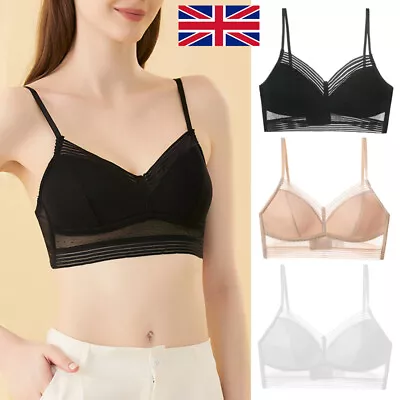 Womens Low Back Bra Wire Lifting Deep U Shaped Plunge Backless Push Up Bras A~D • £4.99