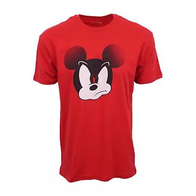 Disney Mens Mad Mickey Heather Red T Shirt  • $11.75