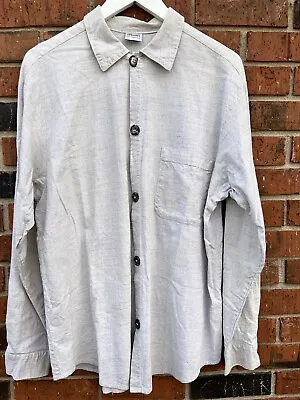 CP Shades San Francisco Linen Shirt Jacket Shacket Bohemian Avantgarde Relaxed M • $65
