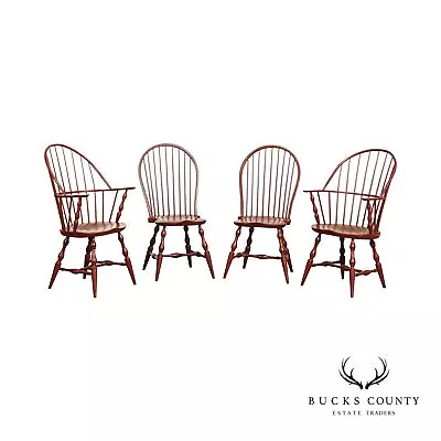 Stephen Von Hohen 'The Bucks County Collection' Set Of 4 Windsor Chairs • $1495