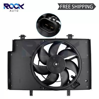 Engine Cooling Fan Assembly Replacement For 2011 2012 2013 Ford Fiesta With Air • $68.59