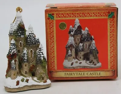 David Winter Christmas Ornament Fairytale Castle Figurine John Hine Vtg 1992 • £11.56