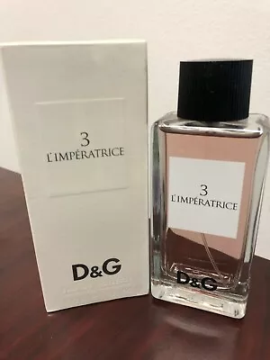 D & G 3 L'IMPERATRICE By DOLCE & GABBANA 3.3 FL Oz / 100 ML EDT Spray Sealed Box • $49.99