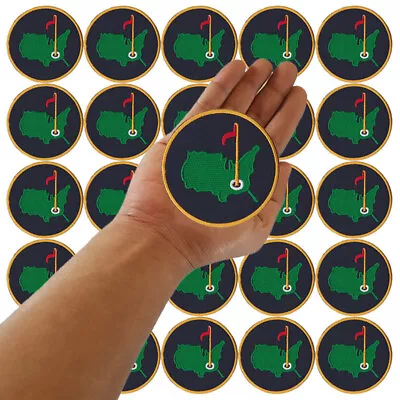 Wholesale Masters Golf Augusta Circle Logo Size 3.0 X3.0  Sew Iron On Patch DIY • $139.50