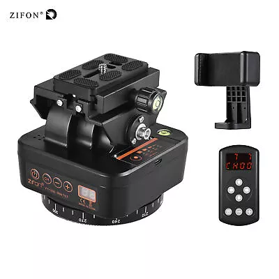 ZIFON YT-1000 2.4G Wireless Automatic Tripod Head Motorized Panoramic Head N1K7 • $83.95