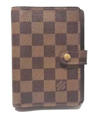 Authentic LOUIS VUITTON Damier Diary Cover Agenda PM R20700 PVC Day Planners • $172