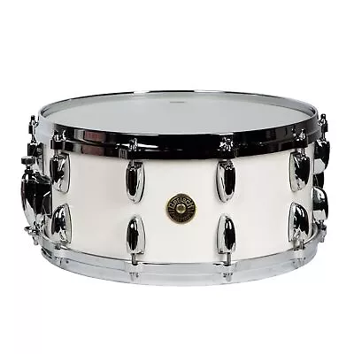 Gretsch USA Custom 6.5x14 Snare Drum - Gloss White Lacquer • $1039