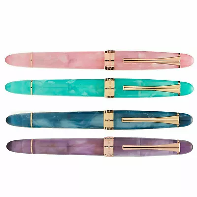 Screw-Type Kaigelu 356 Resin Fountain Pen Iridium M 1.0mm Nib Writing Tool Gift • $26.49