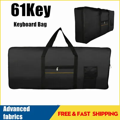 61-Key Electric Keyboard Case Gig Bag Waterproof For Yamaha  Korg  Casio • $31.49