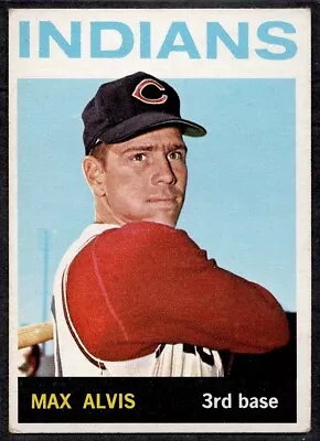 1964 Topps Baseball Card #545 Max Alvis Cleveland Indians High Number SP EX *c • $6