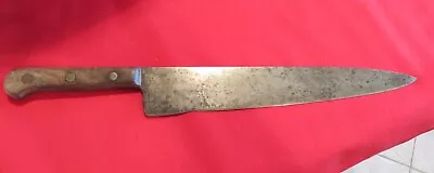 Vintage Carbon Steel 12  Blade Kitchen Knife • $35