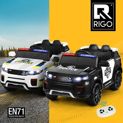 Rigo Kids Police Ride On Car 12V Electric Toy Cars Battery Remote Control • $175.95