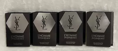 Lot Of 4 - L'Homme - Yves Saint Laurent - Men's Luxury Cologne Samples - EDT • $14.99