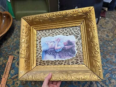 Vintage Wooden Frame 14  X 13  With Glass! • $29.99