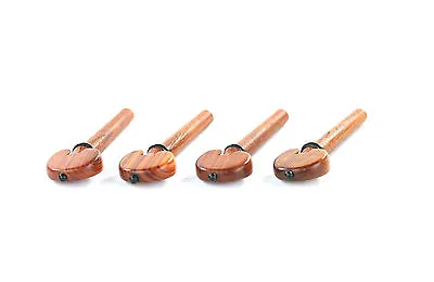 NEW Set Of 4 Rosewood Heart Shaped Violin Tuning Pegs 4/4 Size Free Postage • $25.87