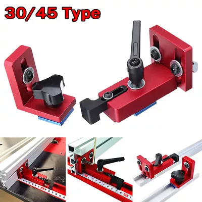 Aluminum Woodworking Chute T-Slot T-track Stop Limiter Miter High Accuracy Tools • $17.85