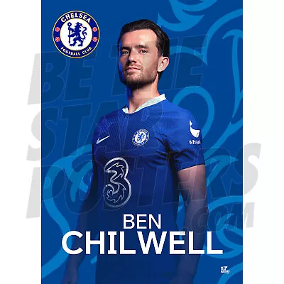 Chelsea FC Chilwell 22/23 Headshot Poster OFFICIALLY LICENSED PRODUCT A4 A3 • £5