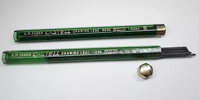 Vtg A.W. FABER CASTELL ▪️9030▪️B▪️DRAWING 2mm LEADS  { 24 Ct } 🔸️ Germany • $24