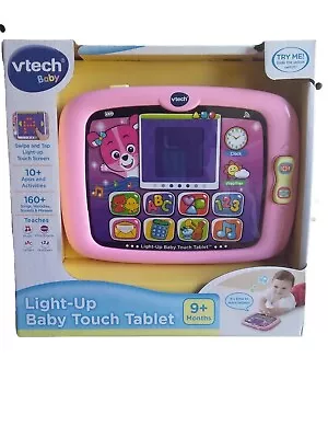 VTech Light-Up Baby Touch Tablet Learning Toy For Baby Pink 2b • $17.99