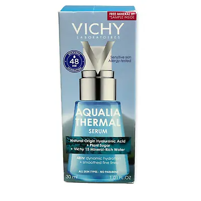 Vichy Aqualia Thermal Serum Natural Origin Hyaluronic Acid 30ml/1.01oz. NEW • $13.95