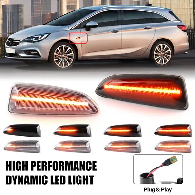 For Opel Vauxhall Astra J K Front LED Side Marker Light Turn Signal Lamp • $14.99