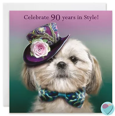 90th Birthday Card Women Men Mum Dad Wife Nan Grandad Sister In Law Aunt Friend • £3.30