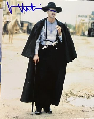 $149.99 • Buy Val Kilmer Signed Autograph 8x10 Photo Doc Holliday Tombstone