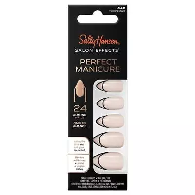 Sally Hansen Salon Effects Perfect Manicure 24 Almond Press On Nails Needing ... • $10.69