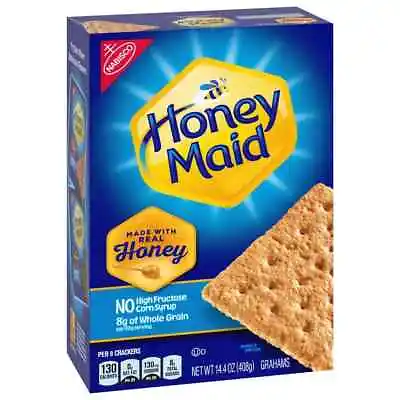 Nabisco Honey Maid Graham Crackers Sweet Snacks Made With Real Hone 14.4 Oz • $10.89