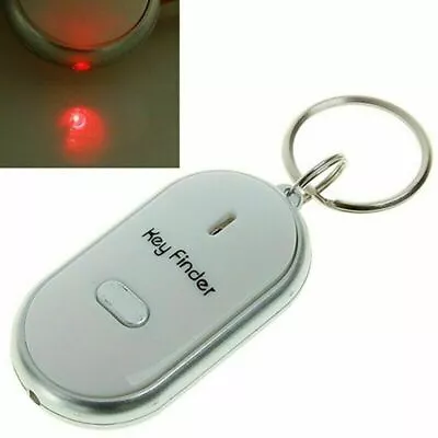 £4.49 • Buy Whistle Key Finder Anti Lost Remote Chain Locator LED Flashing Beeping Keyring