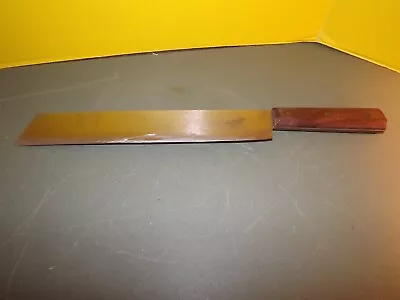 Vintage R.H. Forschner Co - NY Stainless Knife 12  Angled Blade Wood Handle • $40