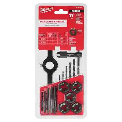 Milwaukee 49-22-5601 17PC Metric Tap And Die Set • $48.99