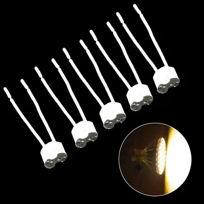 5-100pcs MR16 MR11 GU5.3 G4 Halogen LED Bulbs Holder Base Socket Wire Connector • $1.07