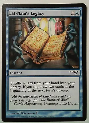 Lat-Nam's Legacy *Common* Magic MtG X1 Coldsnap Theme Deck SP • $3.69