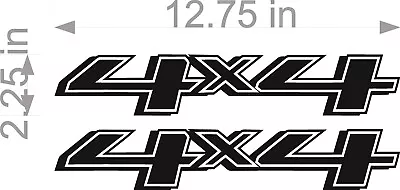 (2pk) 4x4 Decals Chevy Fender Off Road Tailgate Stickers For 2014-2023 Silverado • $8.99