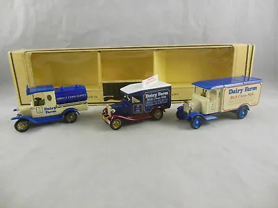 LLedo Days Gone Dairy Farm 3 Model Set Ford A Van Model T Tanker & Morris   • £8.50