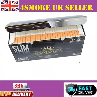 £8.99 • Buy Golden Crown Korona SLIM EMPTY CIGARETTE FILTER TUBES
