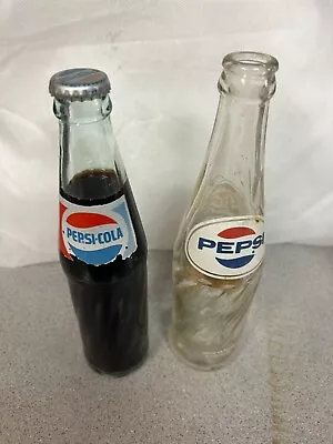 RARE VINTAGE PEPSI COLA CHINA 355ml (full) & SWIRL MEXICO BOTTLES 12oz (Full)  • $4.99