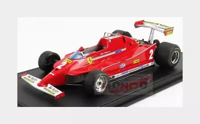 1:18 GP REPLICAS Ferrari F1 126C #2 1980 Villeneuve With Showcase Red GP097B MMC • $267.94