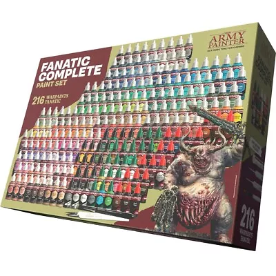 Army Painter #TAP-WP8070 Warpaints Fanatic: Complete Paint Set New In Box • $599.95