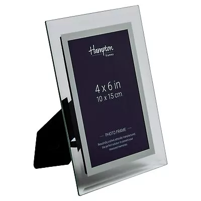 Hampton Frames MIRROR Finished Mirror Glass Photo Picture Display Frame 4x6 (... • £11.84