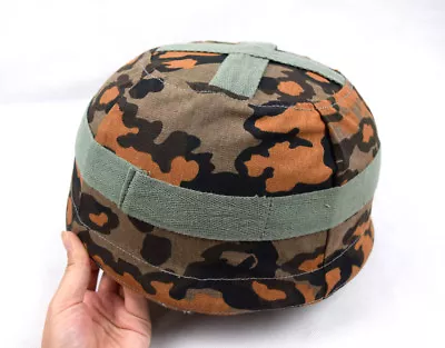 £18.60 • Buy Replica  WWII German Fallschirmjager Paratrooper M38 Helmet Cover Fall OAK 